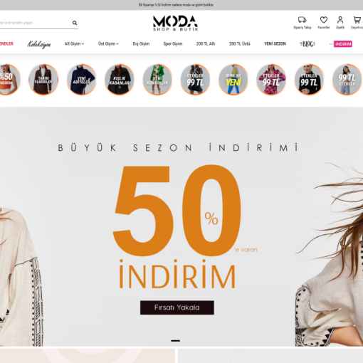 Giyim & Moda E-Ticaret Konsepti #5