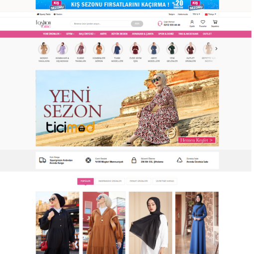 Giyim & Moda E-Ticaret Konsepti #2