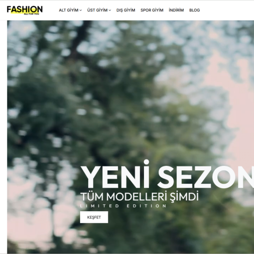 Giyim & Moda E-Ticaret Konsepti #7