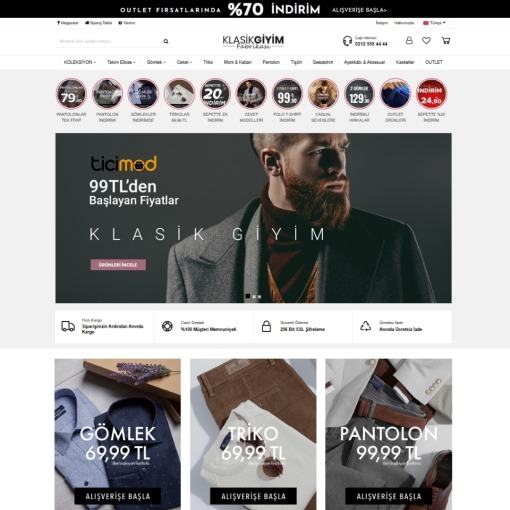 Giyim & Moda E-Ticaret Konsepti #4